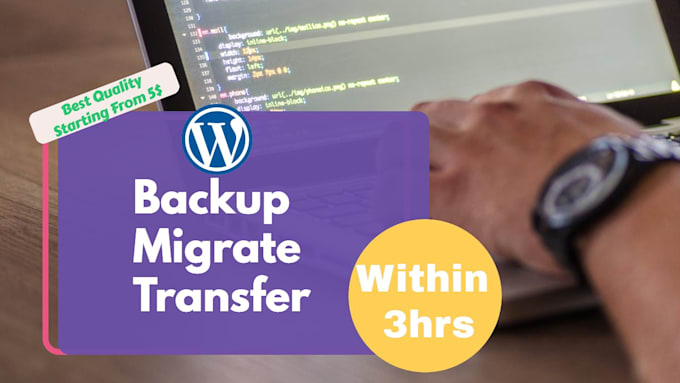 backup copy migrate transfer wordpress website in 1 hour