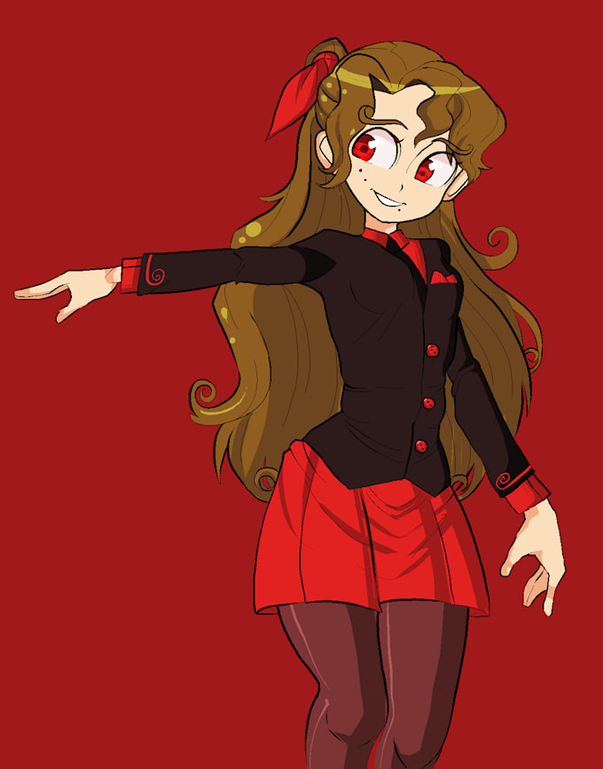 Draw A Character Binary Anime Style By Marcemorten Fiverr