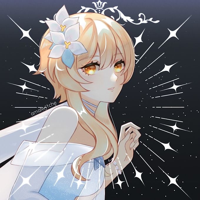 Draw digital illustration of ocs and fan arts by Rineclipse Fiverr