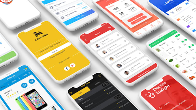 create clean and professional UI UX for apps  websites