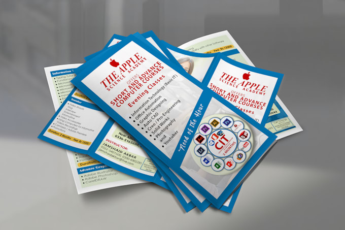 design awesome flyers, business brochures