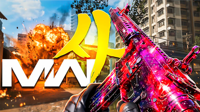 make you an eye catching call of duty thumbnail
