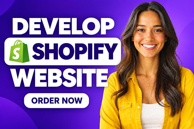 develop your shopify website or shopify dropshipping store in 24 hours