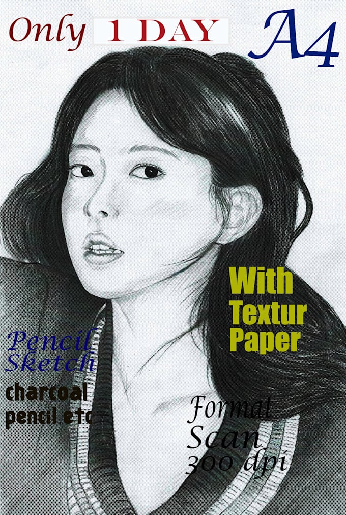 draw pencil sketch  only 1 day