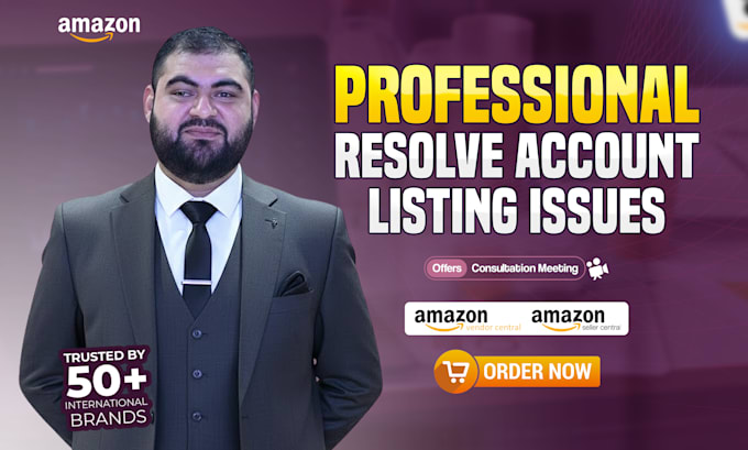 be your amazon expert virtual assistant to resolve your account issues