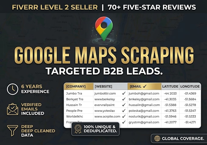 generate verified google maps leads for your business