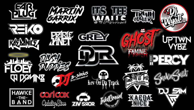 Design a creative , custom logo for dj, band, rap, music, or any ...