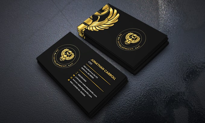 do custom luxury business card design