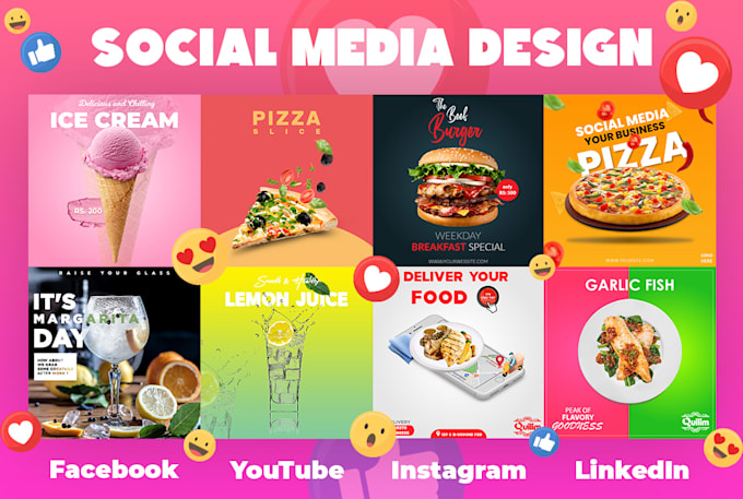 do unique social media design, post, cover banner
