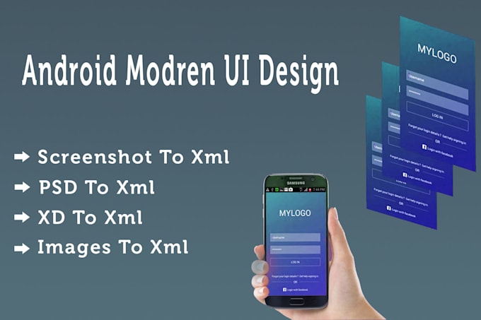 Design android xml layout from image or psd by Shoaibmuneb2507 | Fiverr