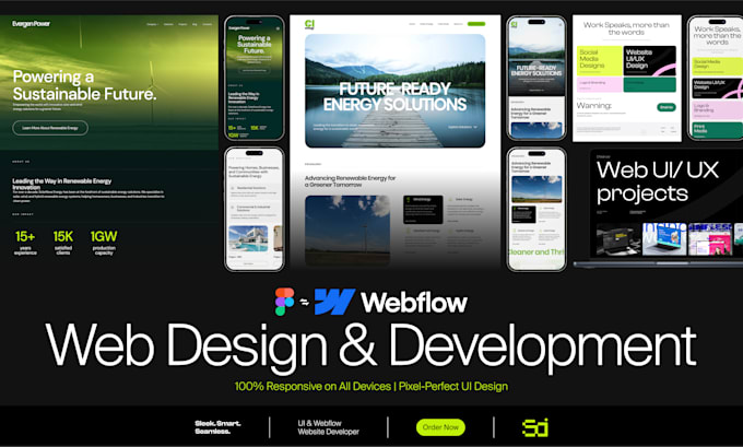 design and develop responsive webflow websites from figma