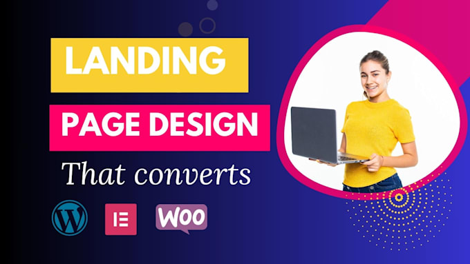 build wordpress landing page design or elementor landing page