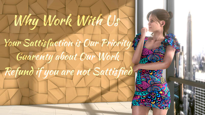do realistic 3d animation character, architecture, interior, music, kids anim