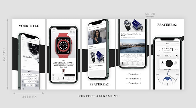 design captivating screenshots for app store and play store