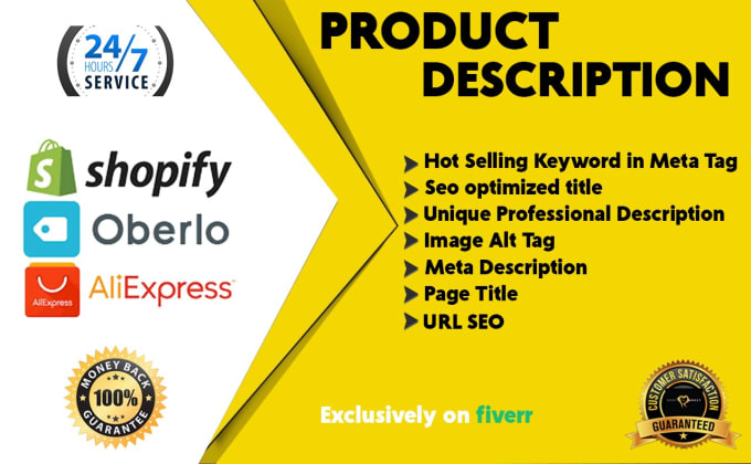 Create seo friendly titles for shopify product descriptions by