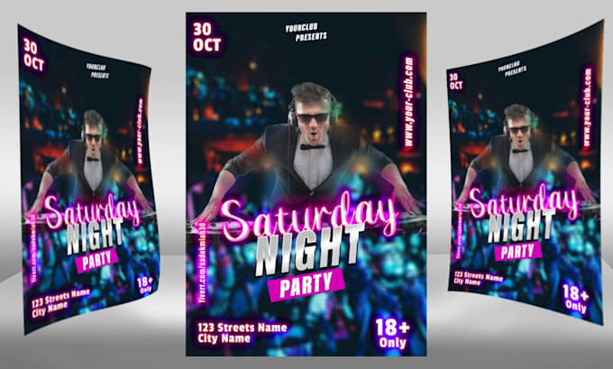 design a party flyer, club flyer or nightlife flyer