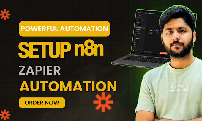 setup n8n automations, ai agents, zapier automations, ai automations