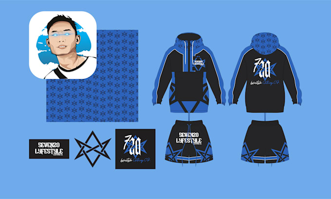 create windbreaker shorts, tracksuit set clothing design