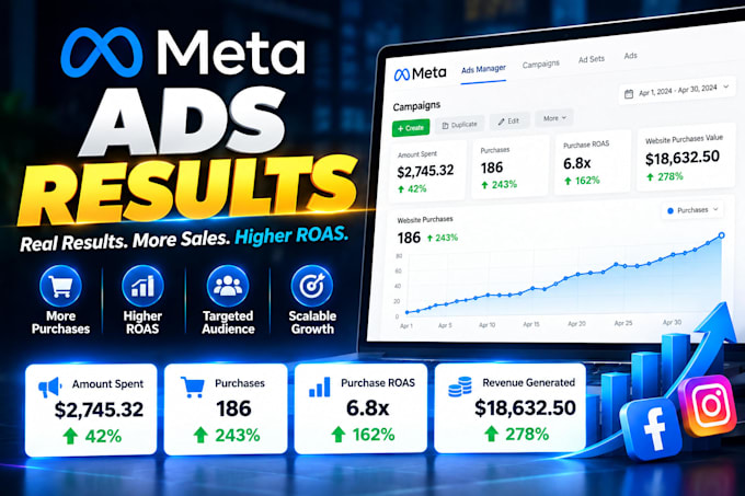 be your meta ads and instagram ads manager