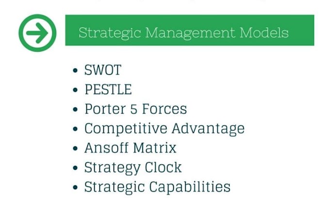 do swot, pestle, porter and competitor analysis