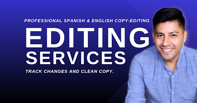 expertly proofread and edit your spanish or english document