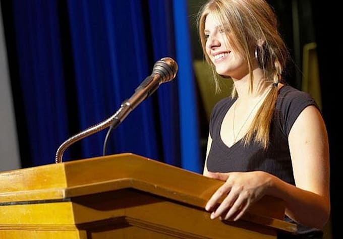 coach you on how to give a speech