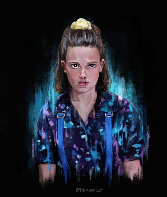 turn your photo into portrait digital paint