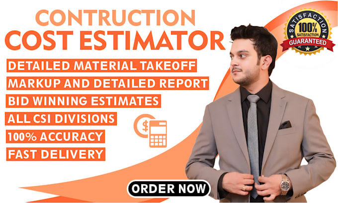do construction estimates and quantity takeoffs