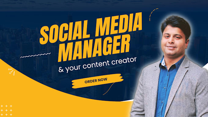 be your social media manager and content creator