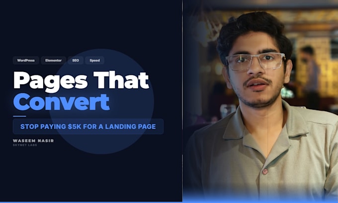 design professional wp landing page, create business wordpress website