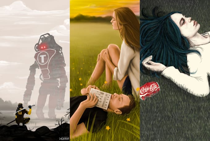 draw or illustrate your concept into digital art
