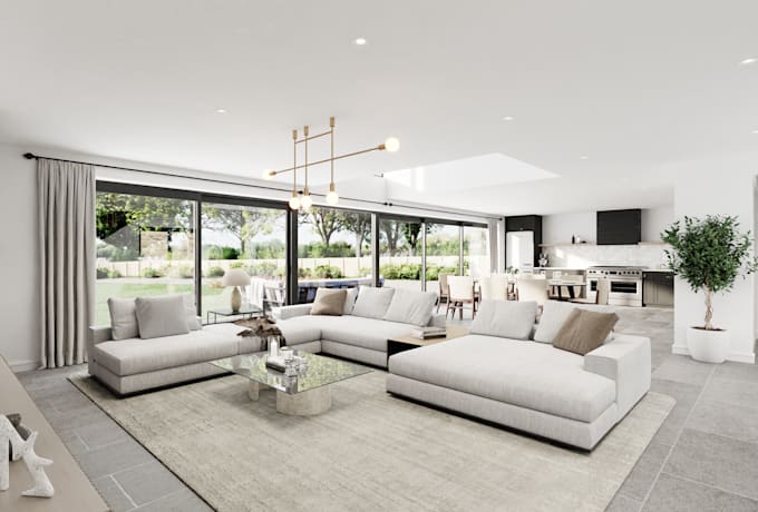 create high quality photorealistic interior renders