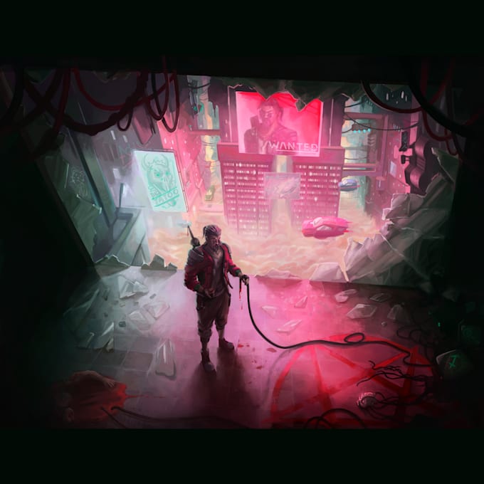 design buildings and props for backgrounds