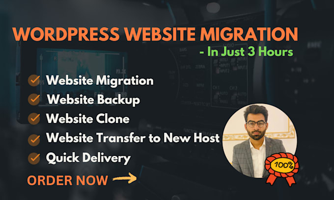 transfer, backup, move, migrate wordpress website quickly