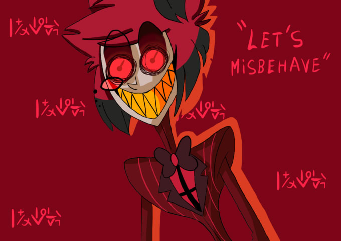 Draw any hazbin hotel or helluva boss character for you by Jessypgm ...