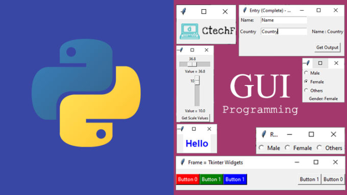 Create Your Guis Apps In Python And Tkinter By Ghordoumaemon 2228