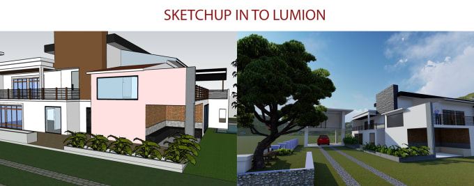 Convert Your 2d Plans Into 3d Using Sketchup And Lumion By Gihanisuru303 Fiverr