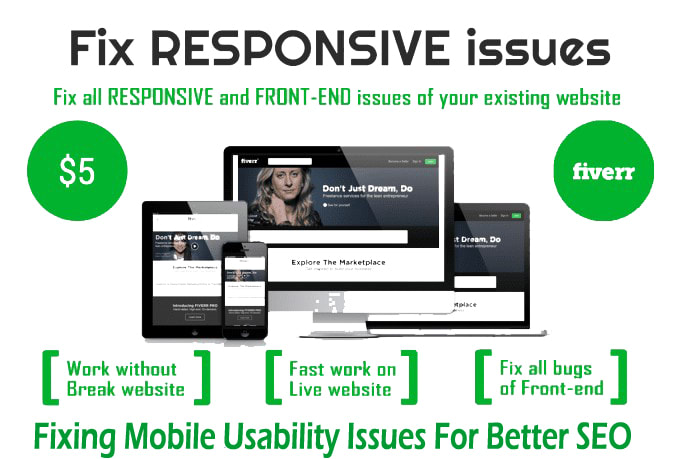 fix wordpress website responsive issues