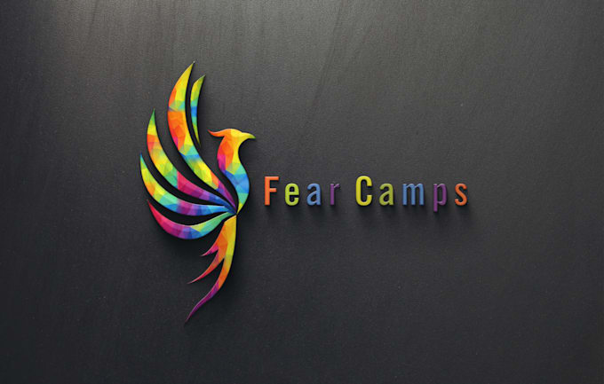 design 3d polygon or geometric logo