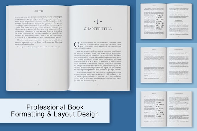 design and format your book