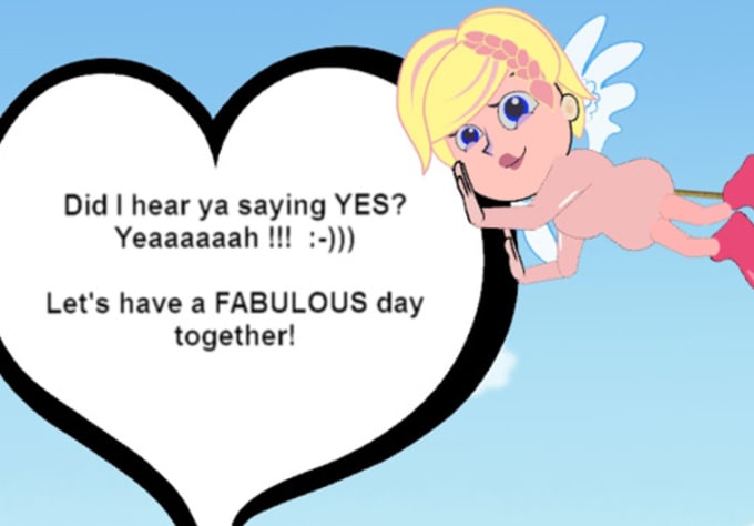 Make this cute funny and romantic cartoon video, not just for the  valentines day, but any day by Gigawhiz | Fiverr