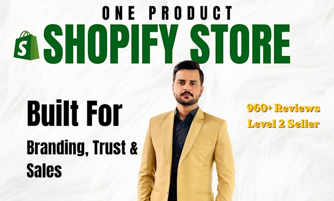 build a high converting one product shopify store