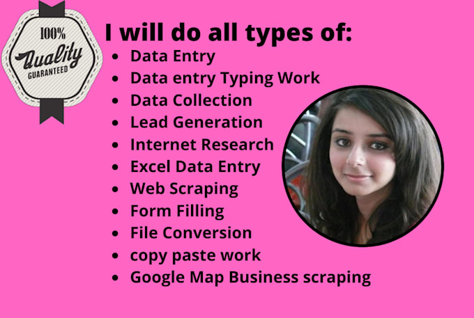 do data entry typing work,data collection and copy paste job