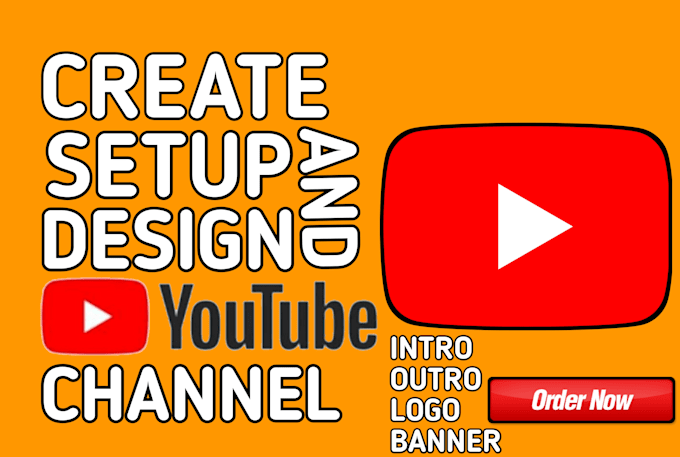 Create a youtube channel with logo, banner, intro, outro by Midrar1 ...