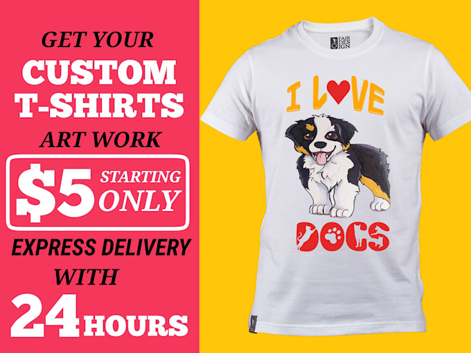do custom unique trendy 3d graphic t shirt design