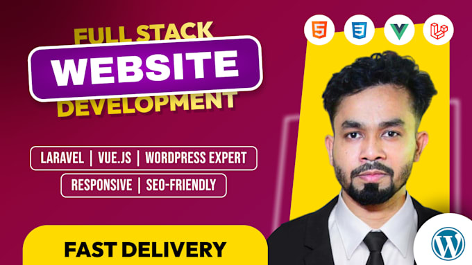 your web developer php laravel vue and get backend developer for build website