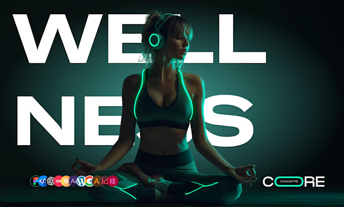 create a stunning health and wellness , fitneness, gym wordpress website