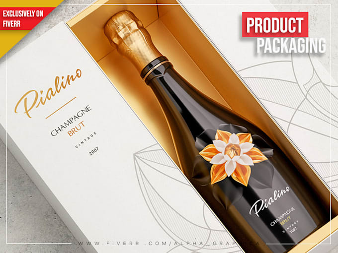 design professional product label of your product