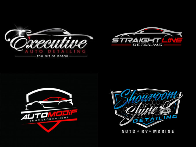 Do modern auto detailing auto repair and car wash logo by Grafikzone ...