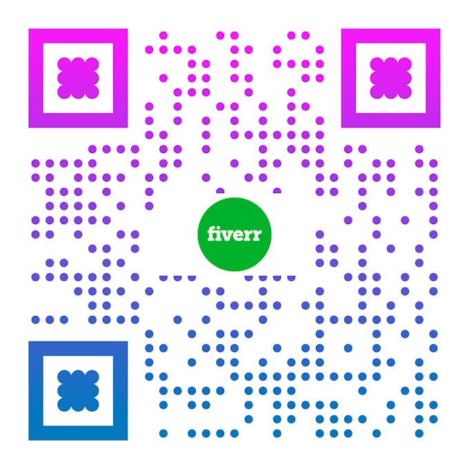 Create professional qr code design with your logo by Bilawalhashim | Fiverr
